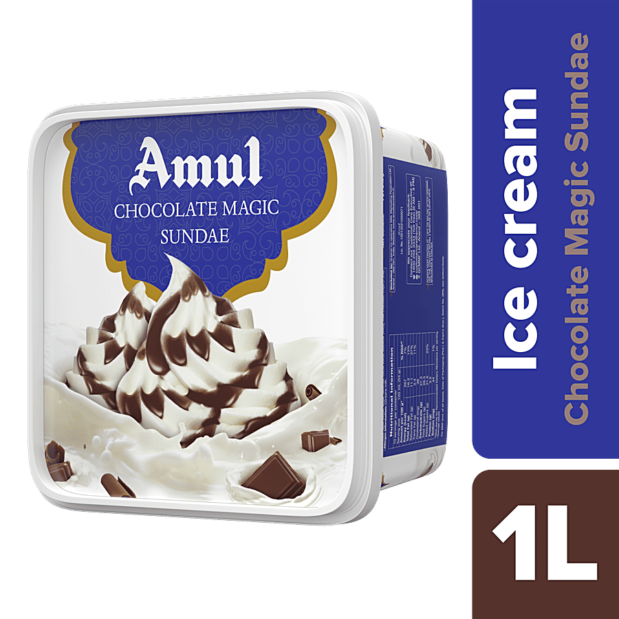 Amul Real Ice Cream Chocolate Magic 1 L Tub
