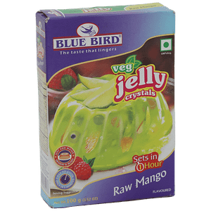 Blue Bird Jelly Crystals Blackcurrant 100 Veg 100 G Carton