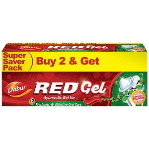 Dabur Toothpaste Red Gel Combo Pack 150 G