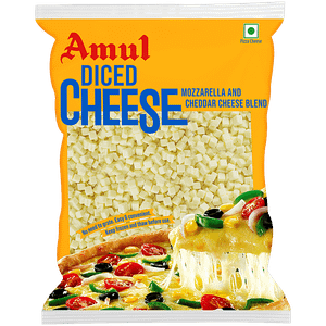 Amul Diced Cheese Blend 200 G Pouch