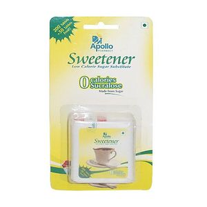 Apollo Pharmacy Sweetener Low Calorie Sugar Substitute Aps0007 250 Pcs