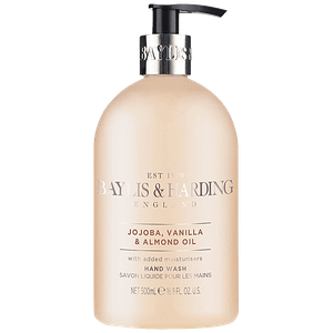 Baylis Harding Hand Wash Liquid Jojoba Vanilla Almond Oil Moisturisingno Parabens 500 Ml