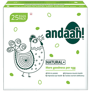 Andaah Eggs Natural Protein Rich 25 Pcs