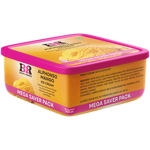 Baskin Robbins Alphanso Mango Ice Cream 700 Ml Tub