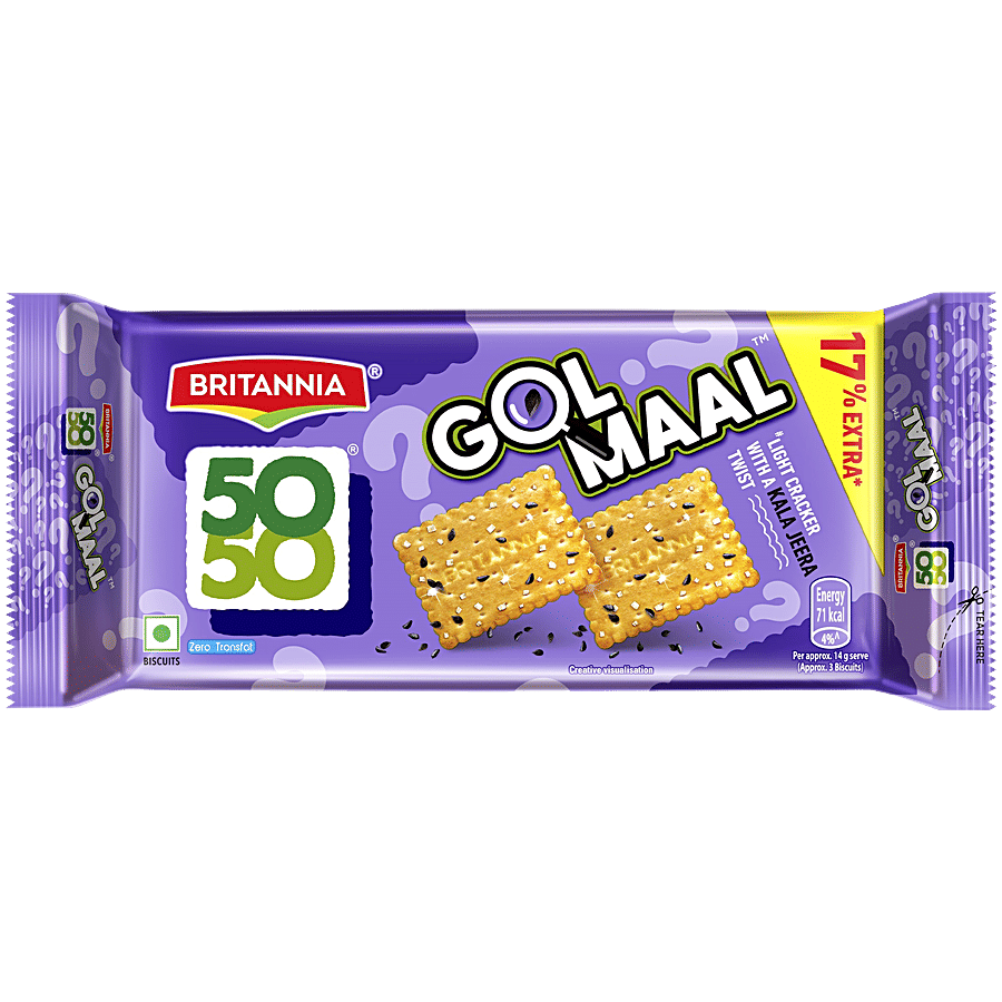 Britannia 50 50 Gol Maal Cracker 200 G